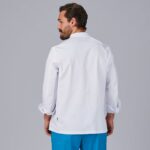 CHAQUETA COCINA UNISEX MEJIA - Imagen 9