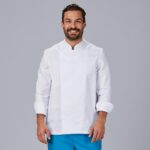 CHAQUETA COCINA UNISEX MEJIA - Imagen 10